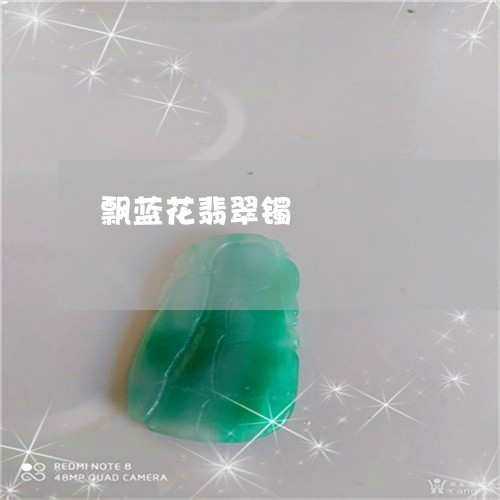 飘蓝花翡翠镯/2023081176753