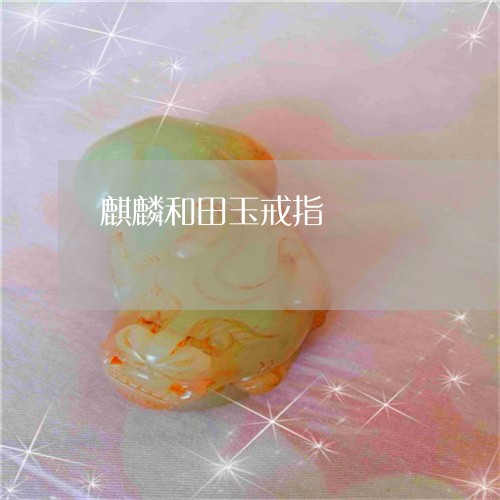 麒麟和田玉戒指/2023080539102