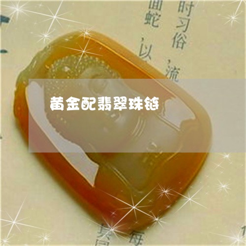 黄金配翡翠珠链/2023080501171