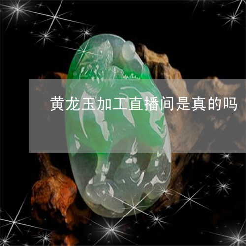 黄龙玉加工直播间是真的吗/2023092984901